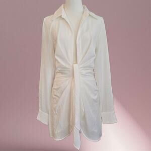 Choosy NWT Deep Plunge Shirt Dress Sz 4